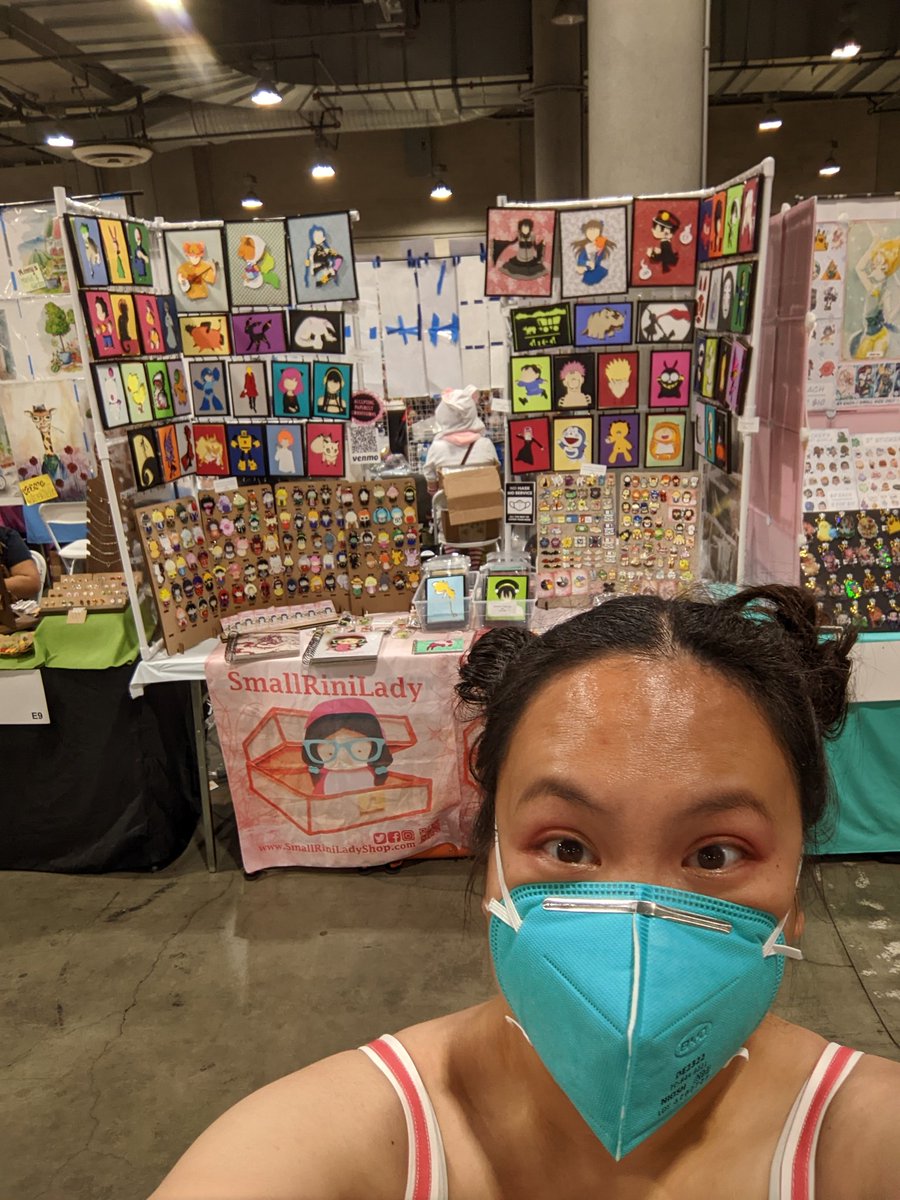 Anime Expo is 🤩, I'm in E10 in artist alley of you want to come by and say Hi
