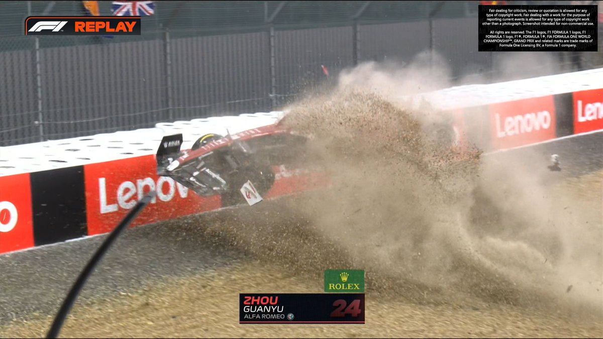 AuRupteur's tweet photo. ⏮ Ouch !!! Impressionnant !!! #BritishGP #F1 https://t.co/7yKmkwPOuK