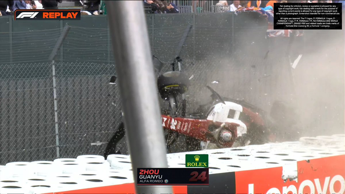 AuRupteur's tweet photo. ⏮ Ouch !!! Impressionnant !!! #BritishGP #F1 https://t.co/7yKmkwPOuK