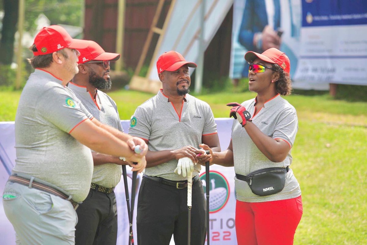 NOGEnergyWeek's tweet photo. Pre-conference networking at the Golf Tournament held at IBB International Gold and Country Club, sponsored by @OfficialNCDMB 

#NOGEvent #NOGConference #NOG2022 https://t.co/6U6V07qXHE