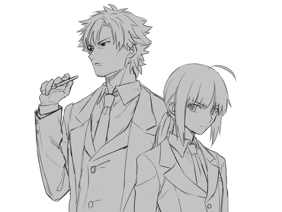 Fate/zero1話の鑑賞会をしました 