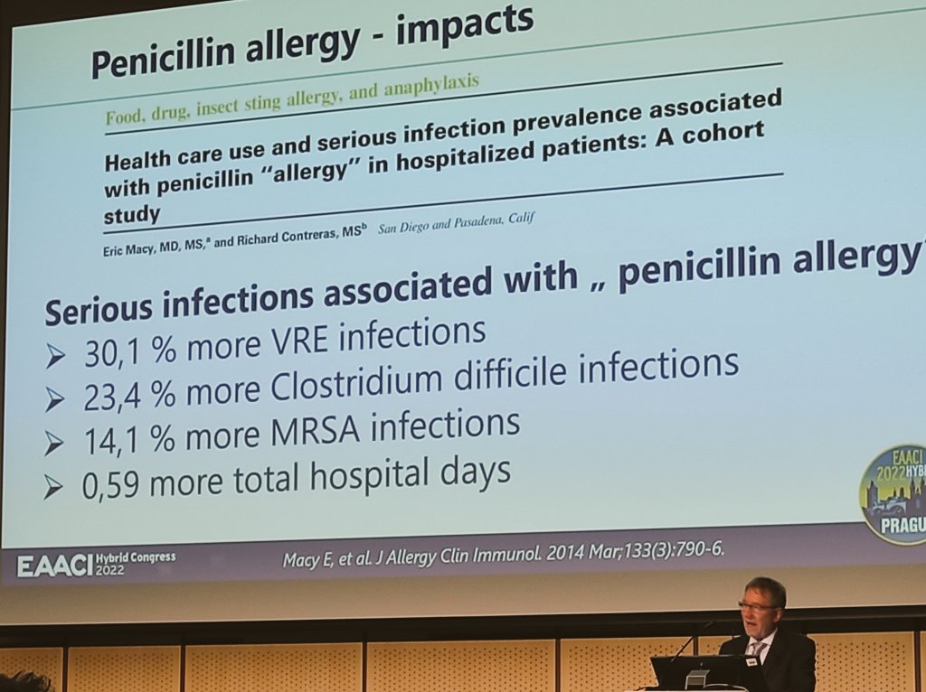 Penicillin allergy label implications #eaaci2022