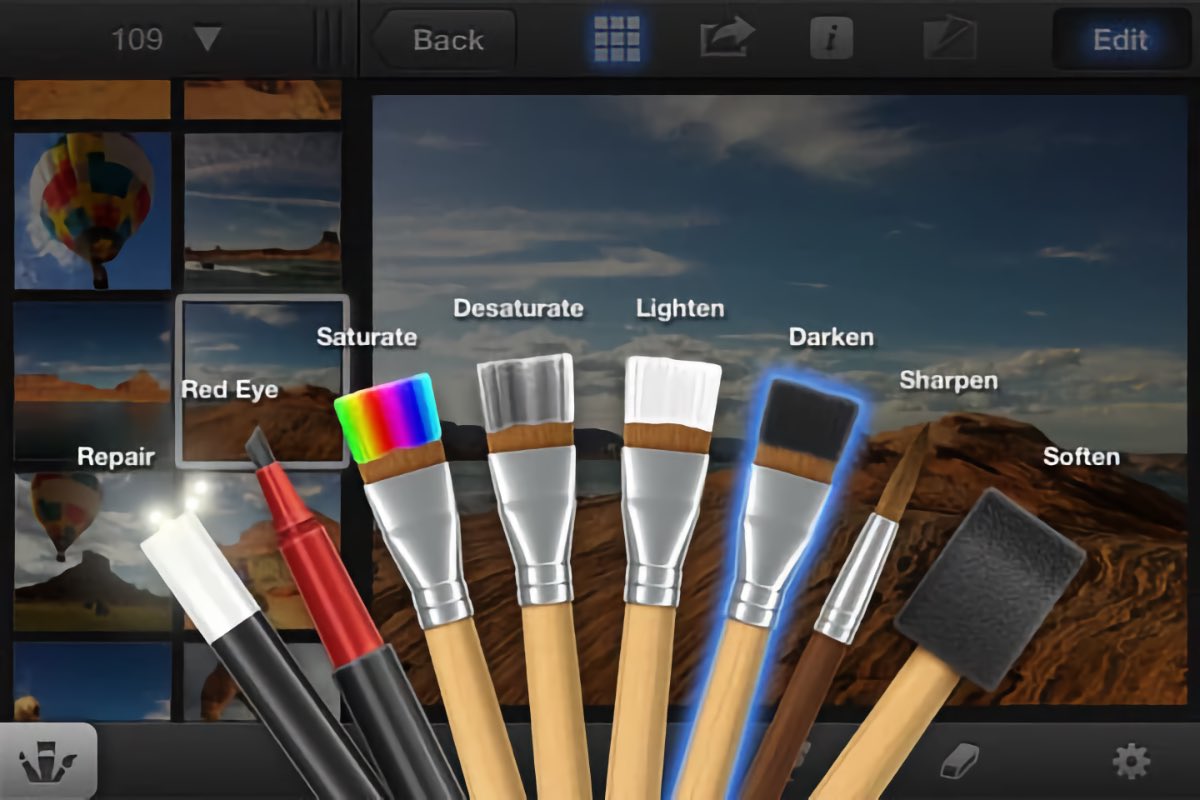 IPHOTO на IPAD