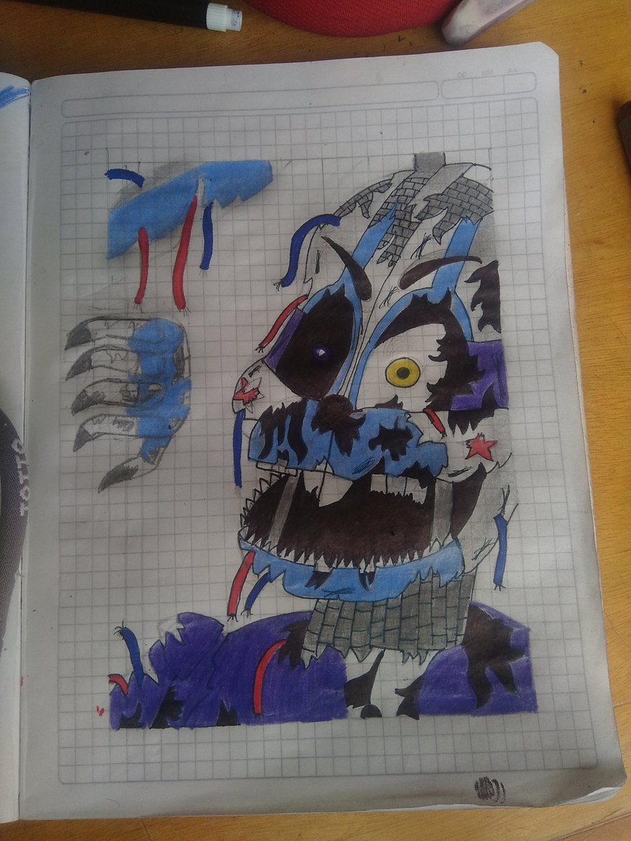 TheColorfullSy1's tweet image. Dibujo en progreso de traumatized Blueshine