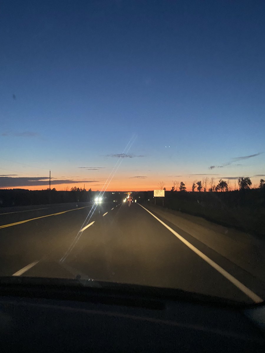 A nice looking sunset 🌅 last night