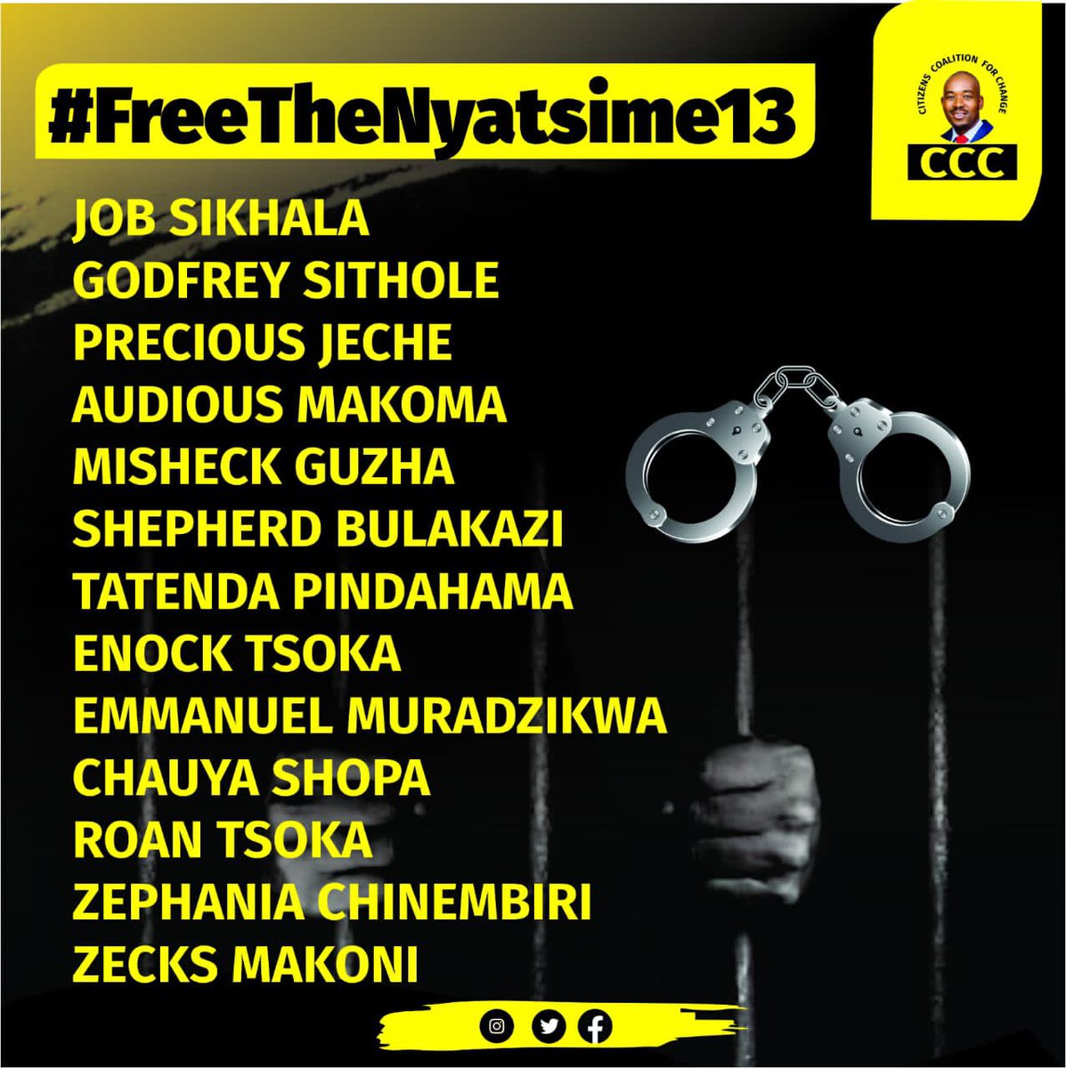 #FreeTheNyatsime13