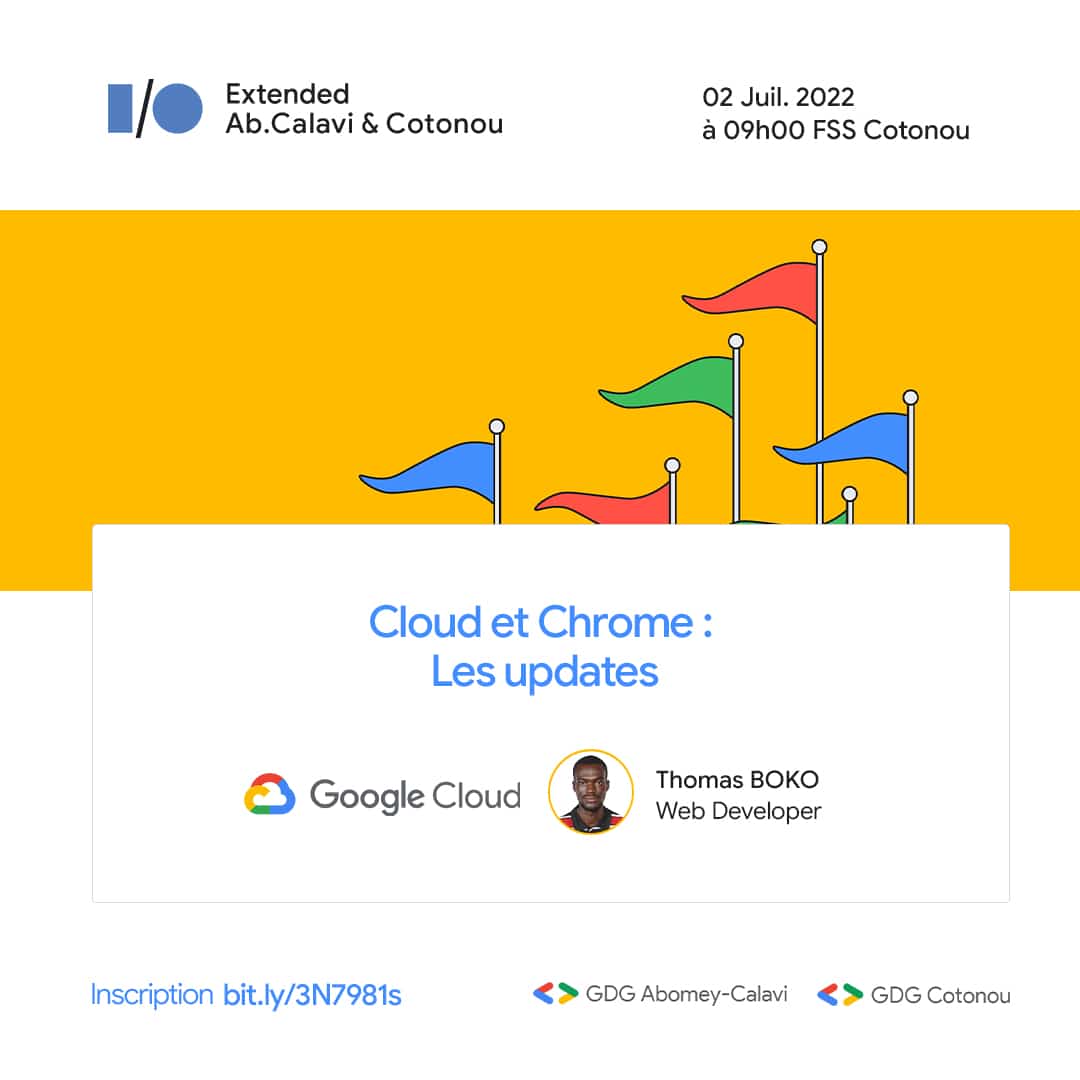 Hier j'ai participé au #IOExtended22 organiser par <a href="/GDGCotonou/">GDG Cotonou, #GoogleIOExtended 🚀</a> et le <a href="/GDGAbomeyCalavi/">GDG Abomey-Calavi🇧🇯 #DevFest2025</a> un moment convivial de partage et d'enseignement sur les nouvelles #tech de #Google. Nous avons eu à échanger sur #MachineLearning #CloudComputing #Flutter #TensorFlow #firebase