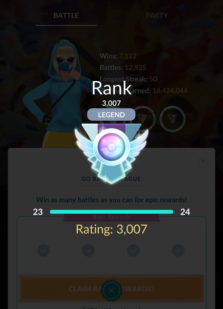 Congrats to <a href="/AceTrainerNyan/">AceTrainerNyan</a>! First Trotter to hit legend this season 🥳