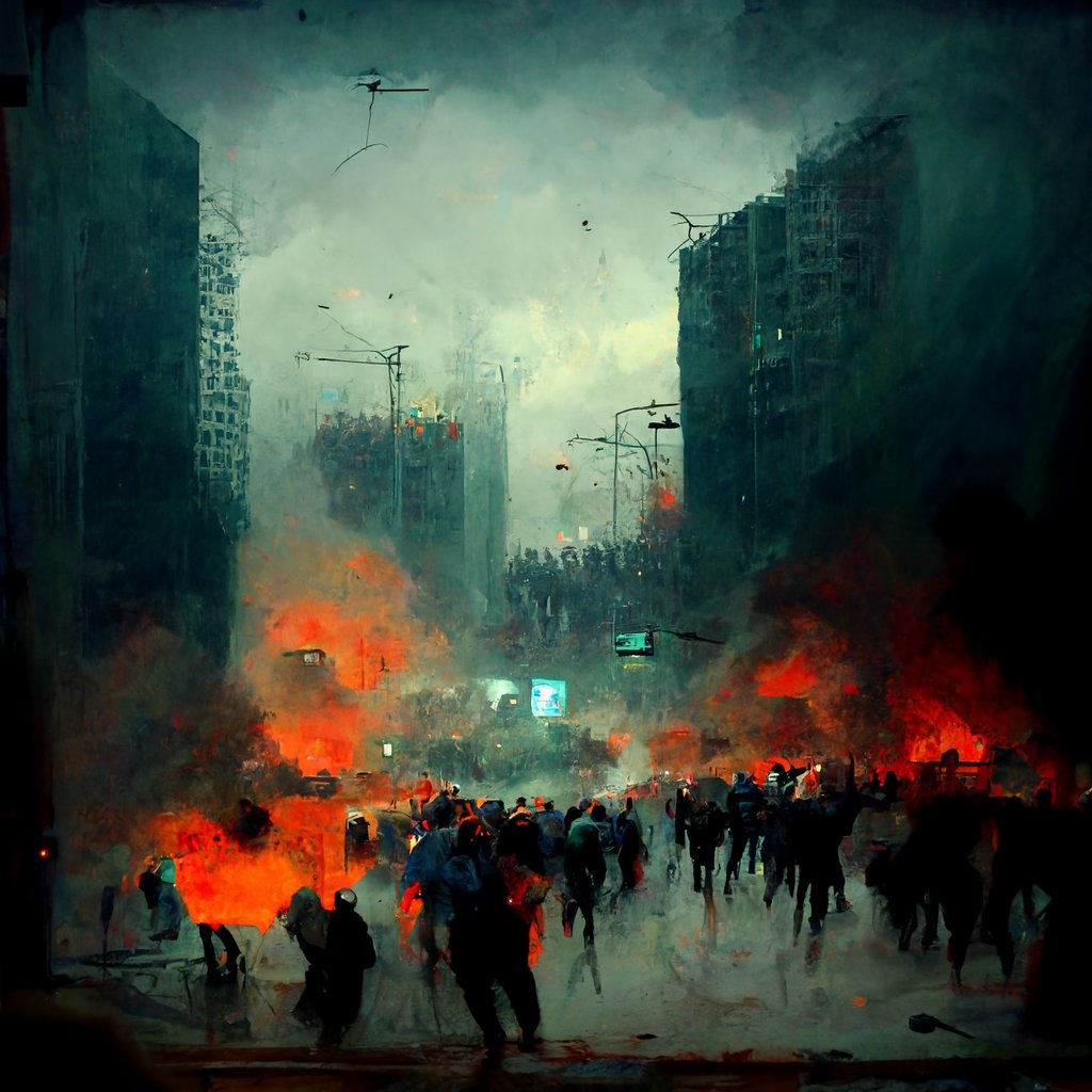 Went dark: constant chaos.