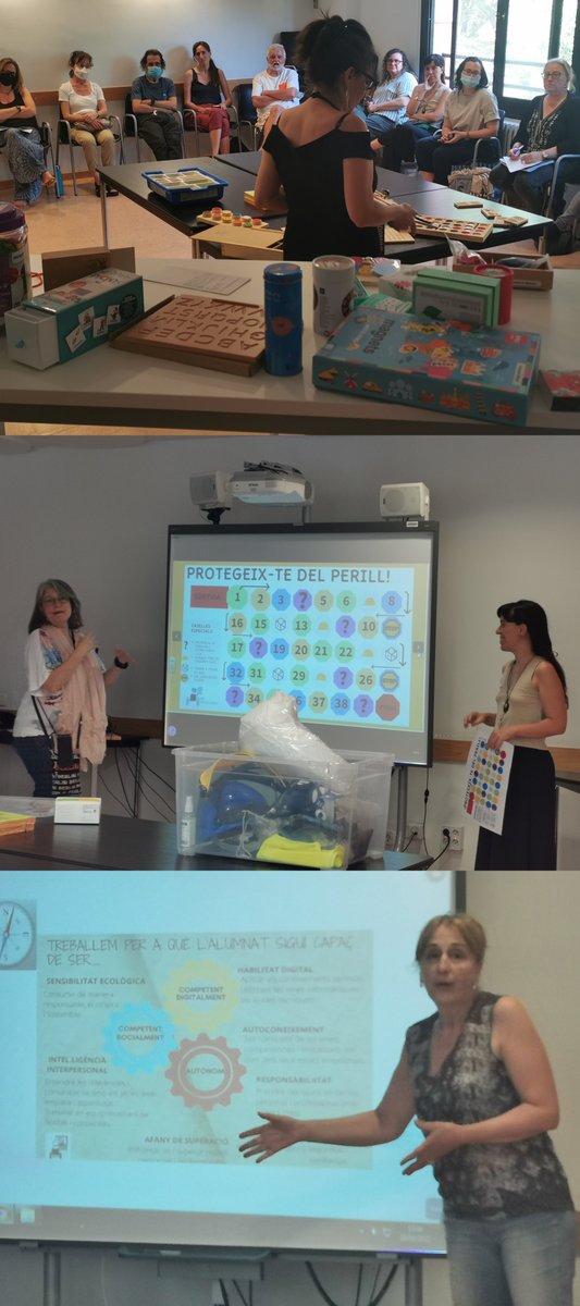 Fantàstica sessió de presentació de BBPP a <a href="/PontdelDrago/">Institut del Disseny I Arts Gràfiques de Barcelona</a>! Materials, recursos, activitats, reflexions... el claustre de l'escola i els professionals dels SEEM comparteixen i aprenen junts. Treball en comunitat professional d'aprenentatge. <a href="/Escalae_tweets/">Escalae</a> <a href="/Escalae_Es/">Escalae_Es</a> <a href="/PontdelDrago/">Institut del Disseny I Arts Gràfiques de Barcelona</a>