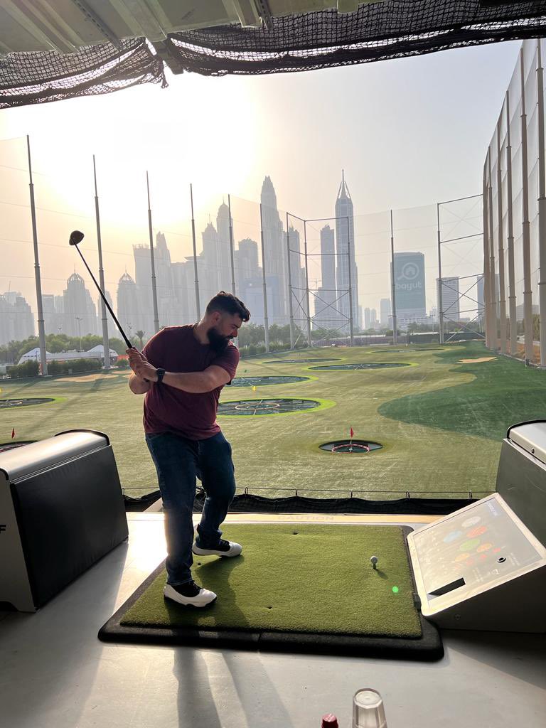 AvertraCorp's tweet photo. Golfing with a view, some fresh air, and lots of laughs with the #team. We canโt think of a better way to spend a warm day in #Dubai! โณ๏ธโ๏ธ
#Avertra #teambuilding #companyculture https://t.co/RSv4nDesSt