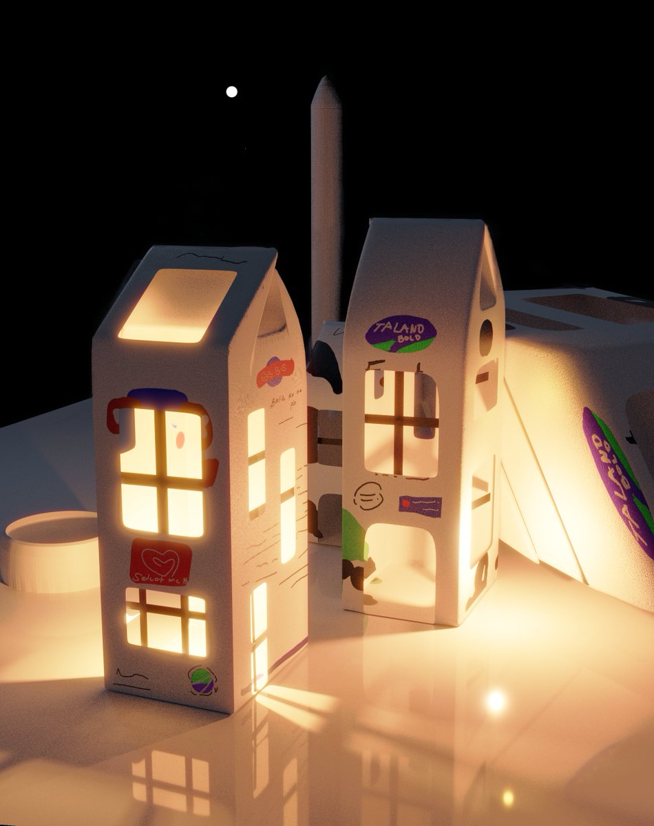 karldraws's tweet photo. Milk Carton City 🌃 https://t.co/YR2cefDTuV