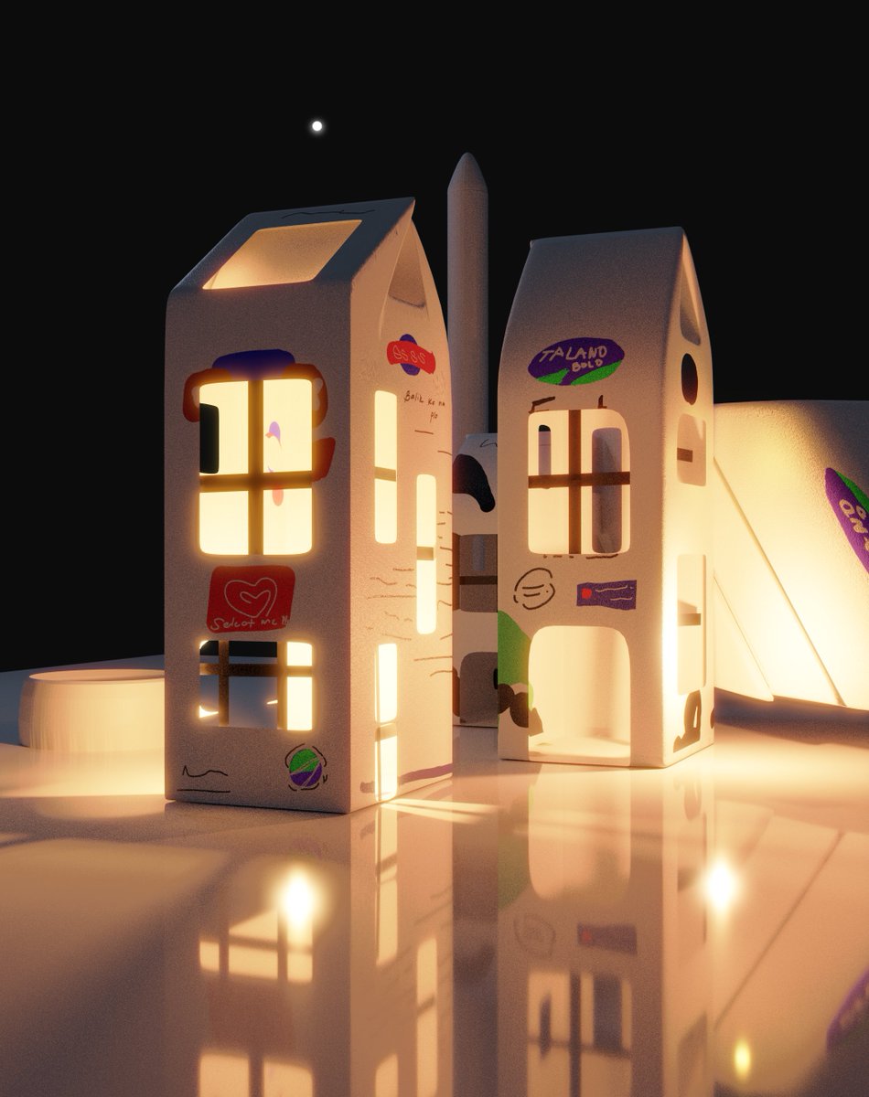 karldraws's tweet photo. Milk Carton City 🌃 https://t.co/YR2cefDTuV