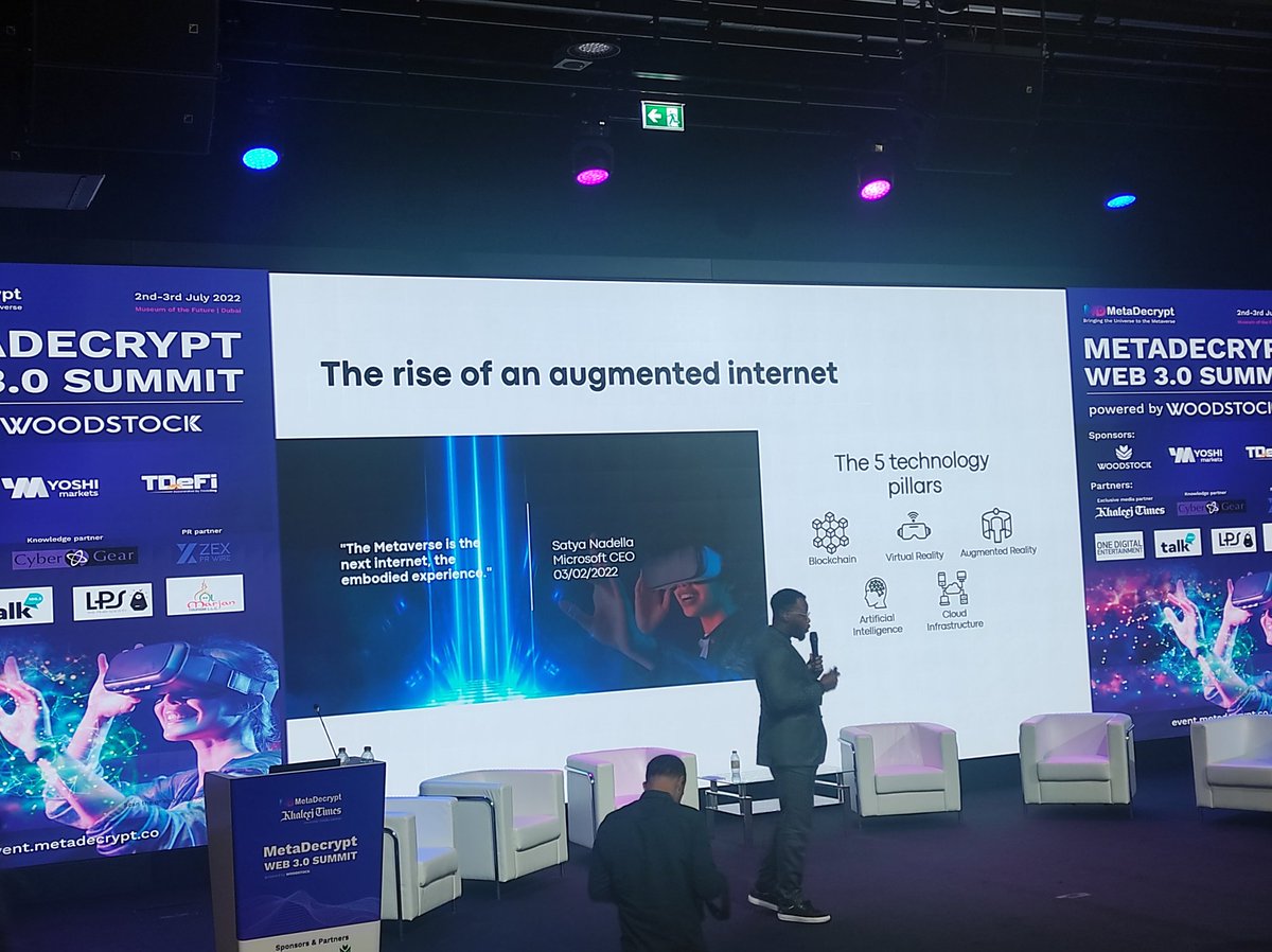 MetaDecryptCo's tweet image. The rise of #internet insightful sessions by @teddypahagbia 

#metadecrypt #web3summit