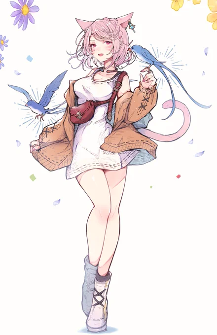 星の青い鳥💫🕊

#ミコッテ #FF14イラスト #FF14art #FF14 
