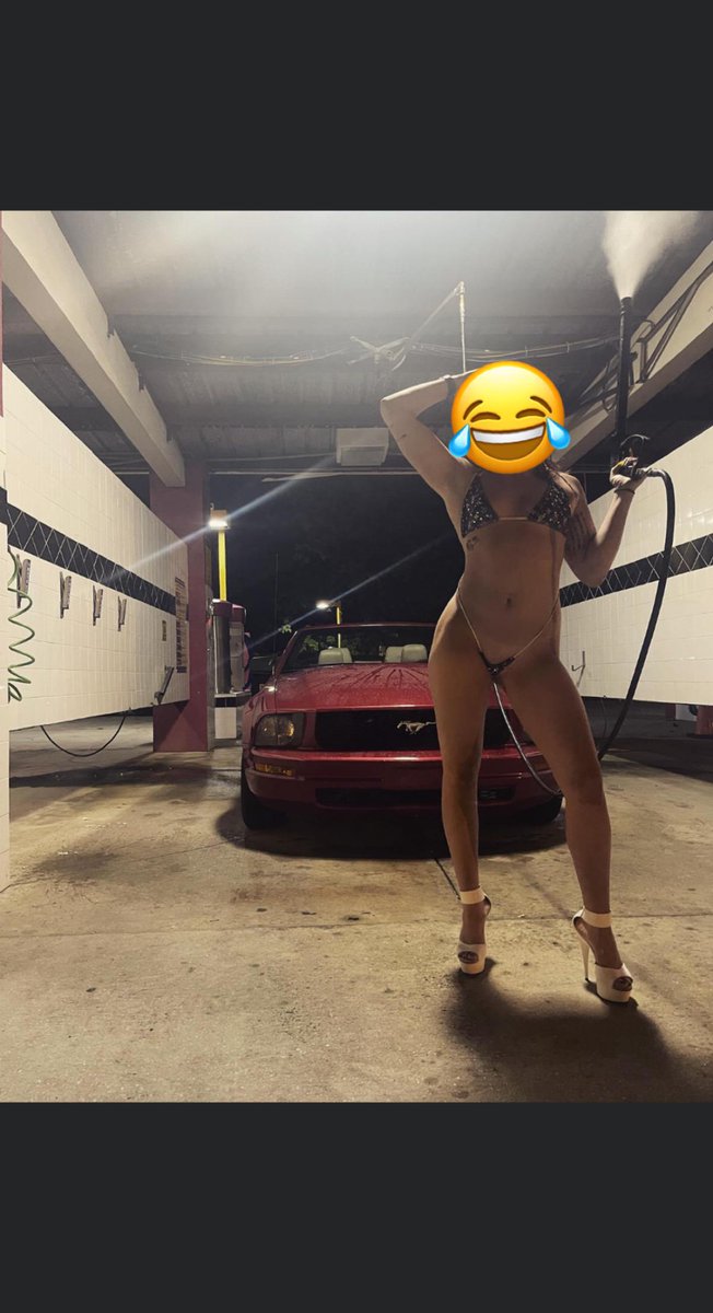 TrashyPPL's tweet image. Just taking my convertible through a car wash for social media.