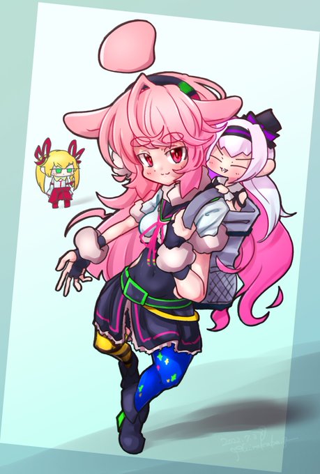 #めめアート #ピノの自由帳 #いろは絵馬
デートするふたり 