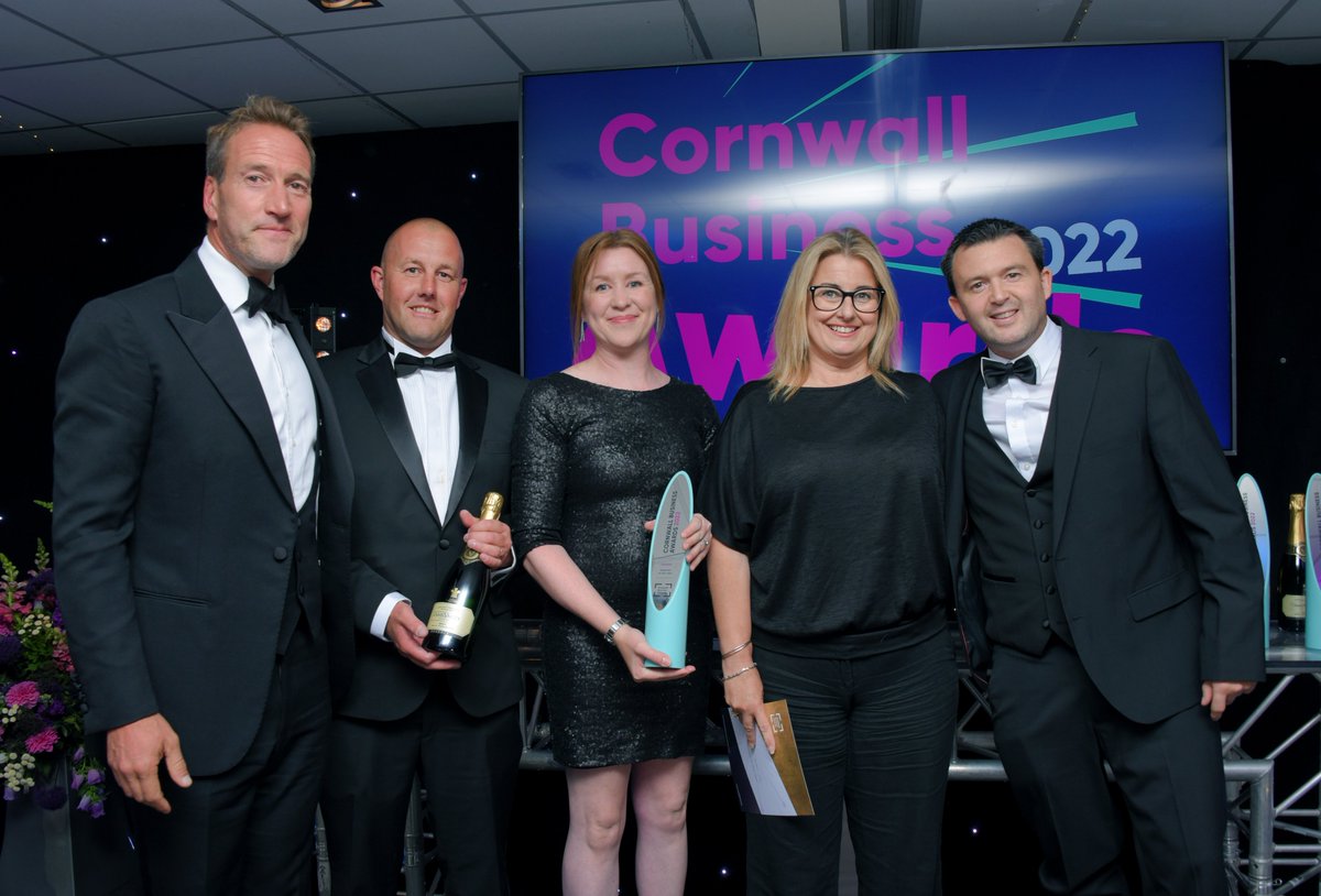 We are thrilled to be named ‘Exporter of the Year in the Cornwall Business Awards 2022. A Fantastic honour and recognition of the hard work by all our amazing team.’