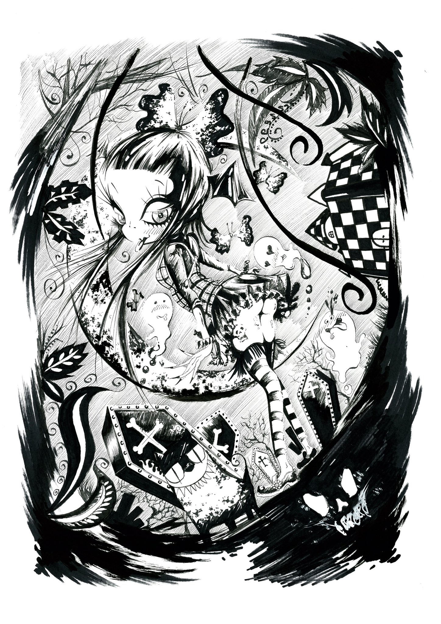 モノトーンイラスト Twitter Search Twitter