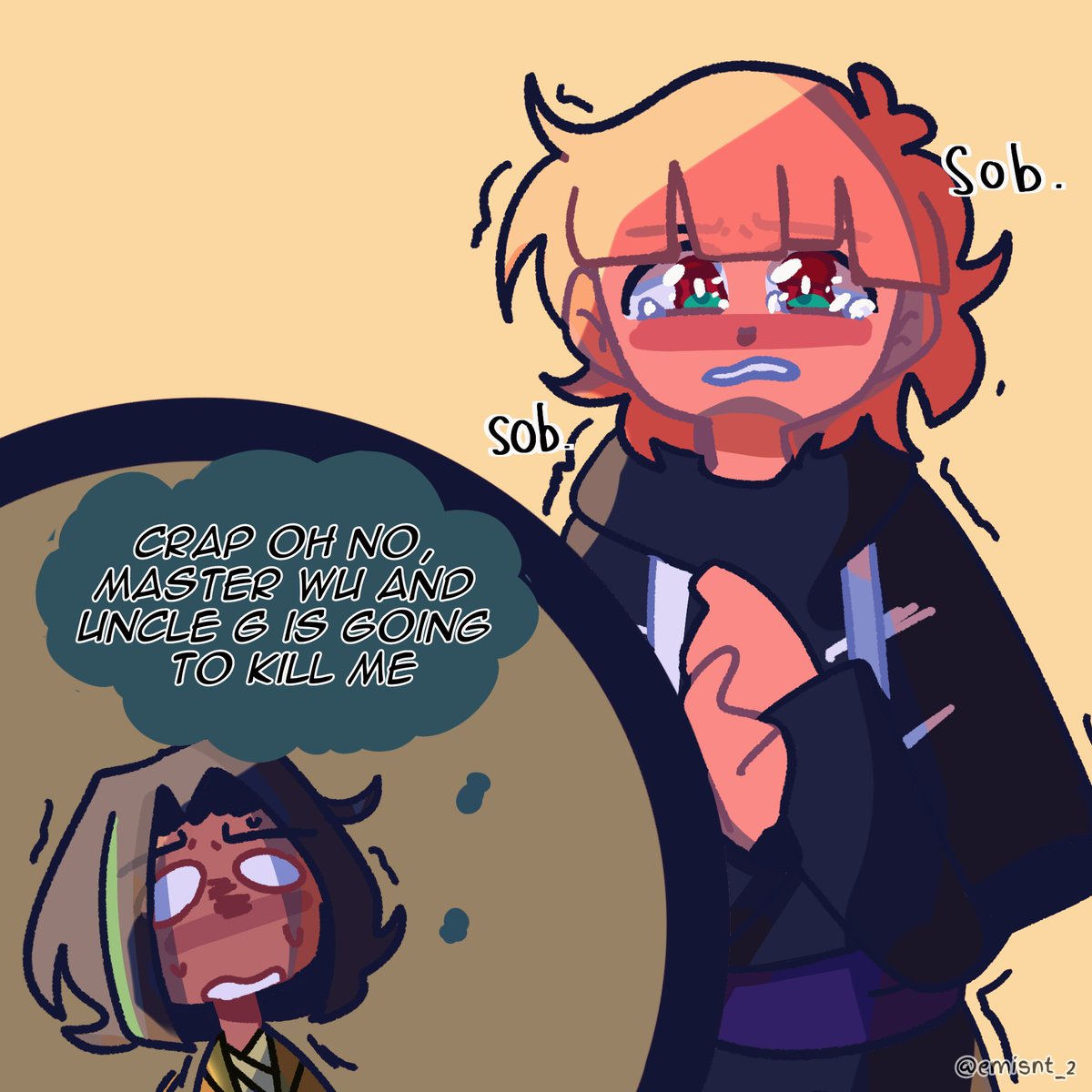 2Emisnt's tweet photo. The green cousins brainrot won't go away :')

1/3
#ninjago #ninjagofanart
#ninjagomorro #morrowu  #ninjagolloyd #lloydgarmadon https://t.co/0Jda4n2sh0