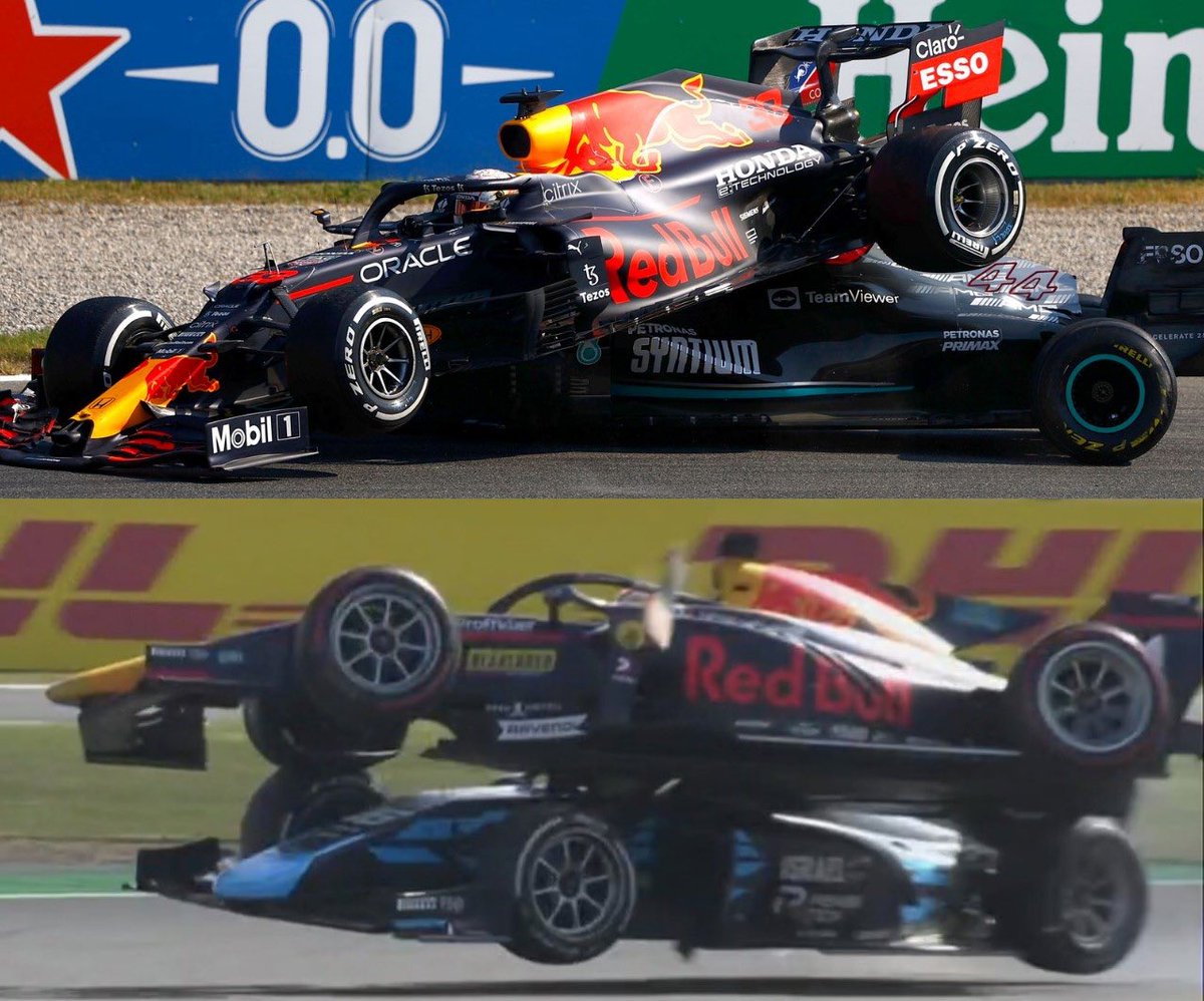 Halo önemini bir kez daha kendisini gösterdi. Bugün 12.05 seansında F2 de tehlikeli şekilde gerçekleşen kaza akıllara geçen seneyi getirdi
#F1 #F2 #SilverstoneGP