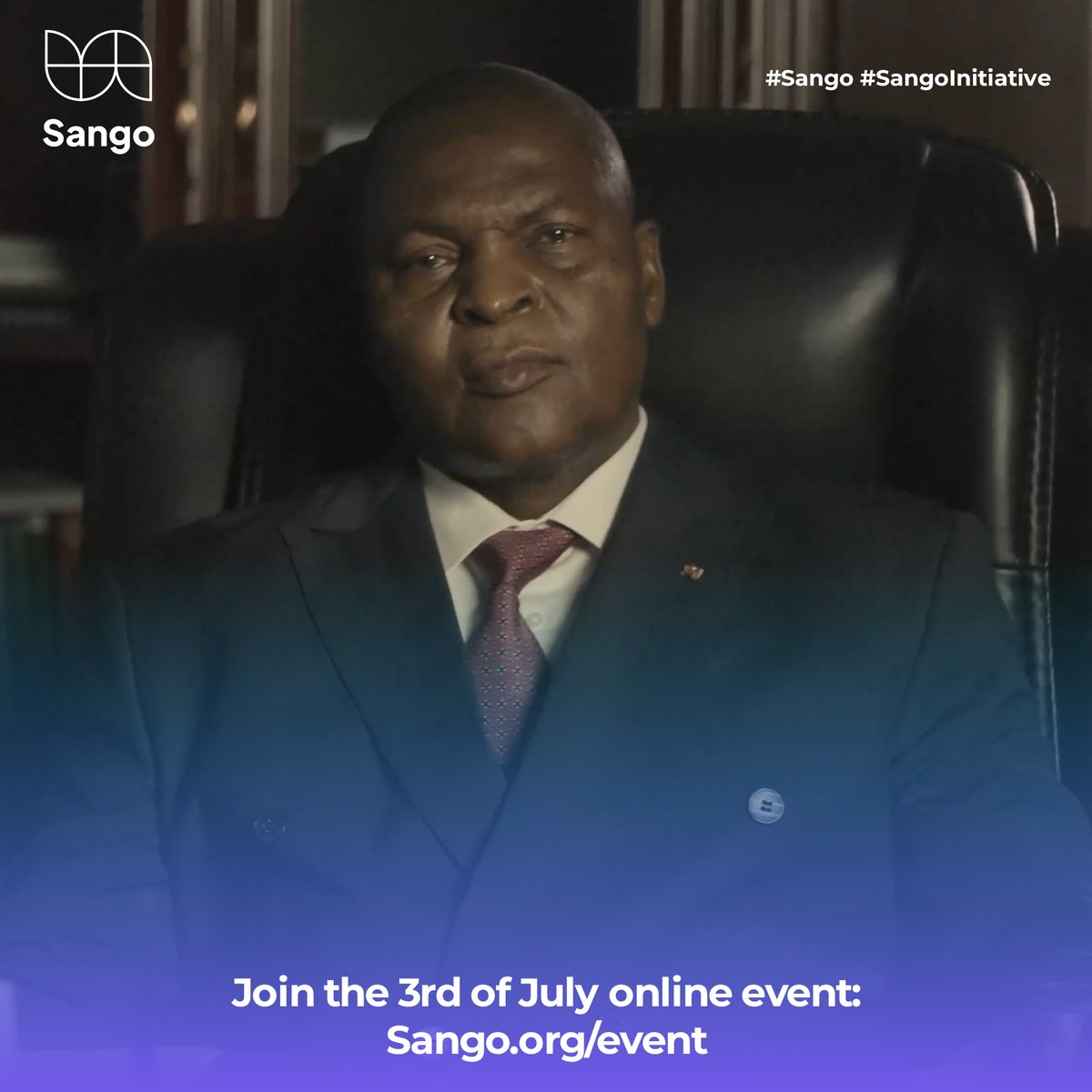 sangoproject's tweet photo. TONIGHT at 7PM CET, @FA_Touadera, President Of The Central African Republic, and the Ministers of Finance, Resources, Strategic Investments and Digital Economy will talk about #Sango and the #CryptoInitiative that will change #Africa.

Do not miss it: https://t.co/UaAN0Gaq7J https://t.co/yxMbIJrtlz