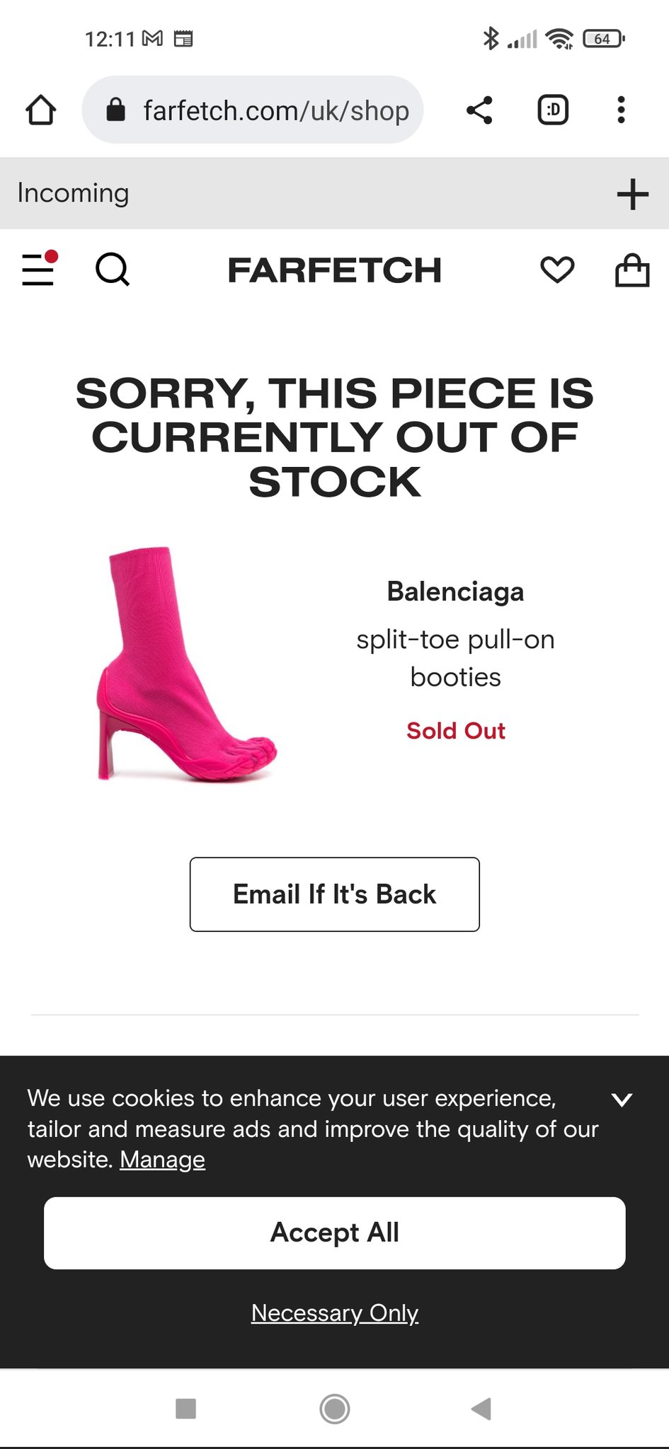 balenciaga split toe heels