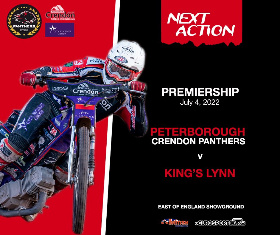 PboroPanthers's tweet photo. 🏁 WE know a win is essential when we host King’s Lynn in a vital A47 derby at the East of England Arena on Monday.

Raceday preview 👉 https://t.co/EAkTuSlTnL

🔴⚫️ #britishspeedway #PanthersPride https://t.co/ILx8bzsPDd