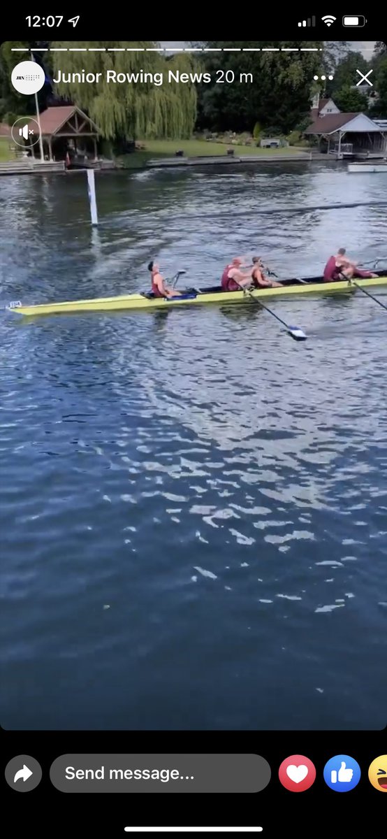 My son, Odhran Donaghy, formerly ERBC, in bow seat for Oxford Brookes winning Temple Challenge Cup at HRR22 💪 Connor McGillan, formerly Bann RC in 5 seat 🤩 Two better lads would be hard to find ❤️ Proud Irish mammy on the champagne in Fermanagh. We never forget our roots ❤️