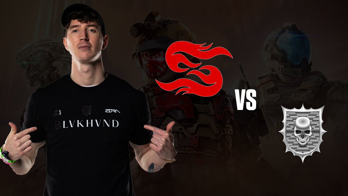 Who wins?
The skull or the flame? 💀🔥
We face <a href="/blvkhvnd/">BLVKHVND</a> shortly to secure top 6 in <a href="/DreamHackHalo/">DreamHack Halo</a> <a href="/HCS/">Halo Esports</a> Valencia 🇪🇸

Let’s put on a show 
<a href="/Zhuhlol/">Morgan 🫡</a> 
<a href="/lDisarray/">Luigi 🔨</a> 
<a href="/Batchford_/">batch</a> 
<a href="/interRiotz/">Riotz</a> 

#HeavyistheHVND
Stream: twitch.tv/hcs
