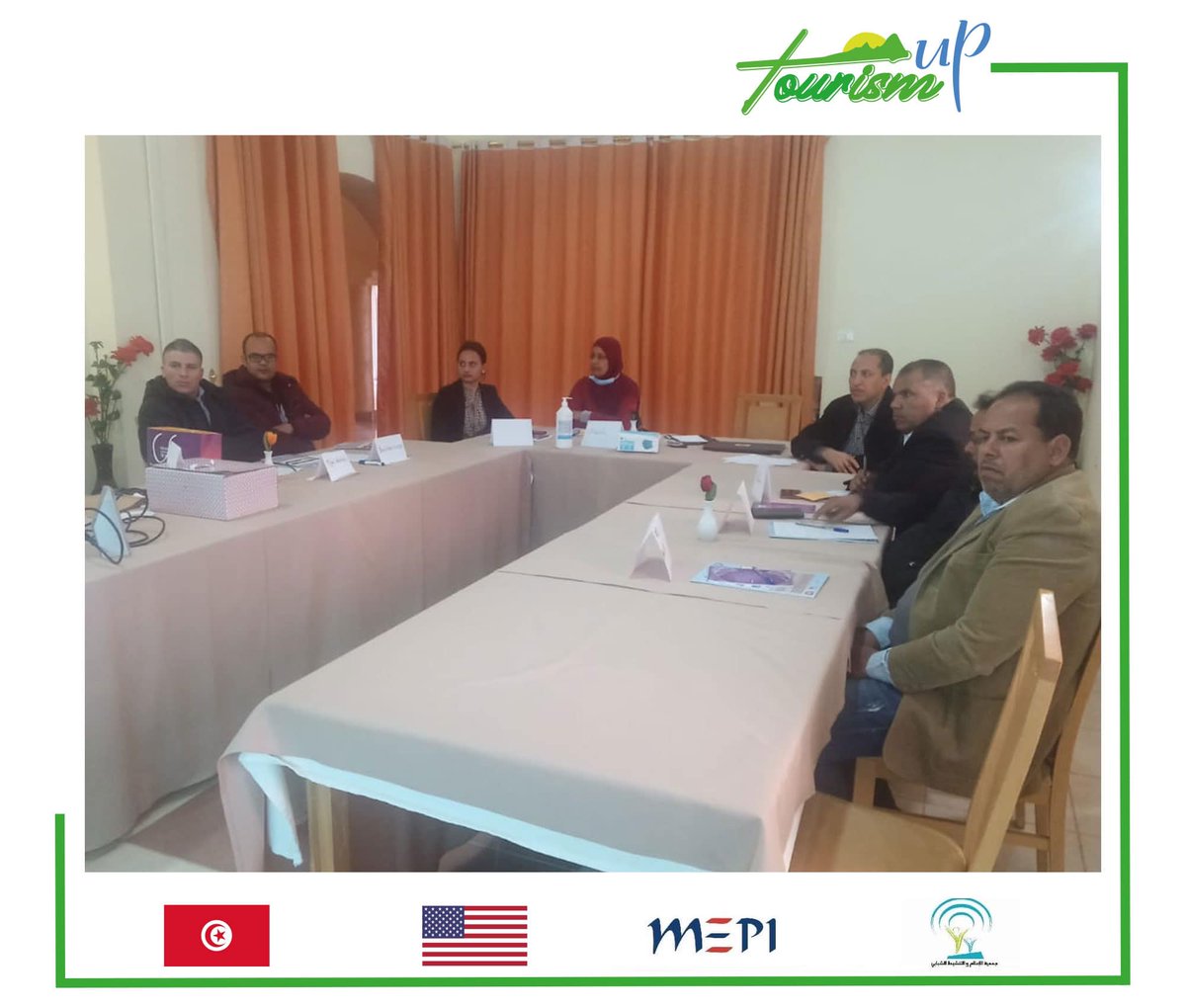 ttourismeup's tweet photo. Retour en images sur la formation en « CRM » qui a eu lieu à Hotel Offra Douz. 
Ce programme #Tourism_Up est mis en œuvre par l’association #Amaj et financé par #StateDept et #Mepi https://t.co/NjfoR7l3op