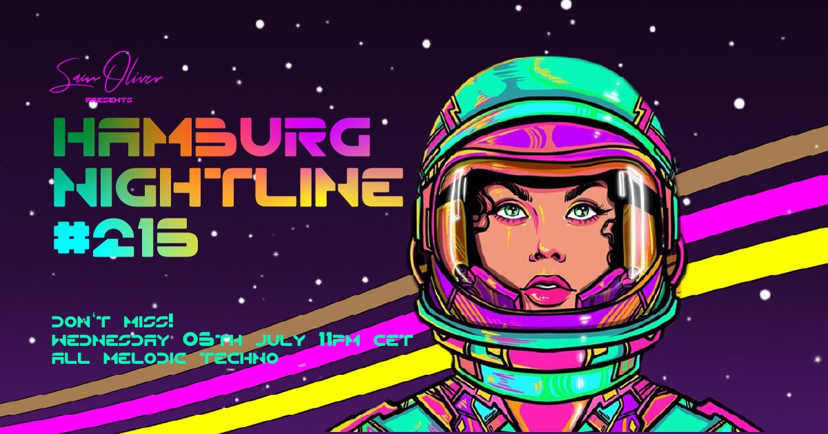 HH_Night_Line's tweet photo. Don't miss tonights brand new episode of  • 📻  • "HAMBURG NIGHTLINE". Listen to the show every Wednesday night at 23:00 CET / 5 PM EST 🕺. The hottest Music-Show 🏆  on @evosonicradio. 😍  This time:  HNL216 - all Melodic Techno - with your favorite host: @samolivermusic. https://t.co/Dn25ZmACmH