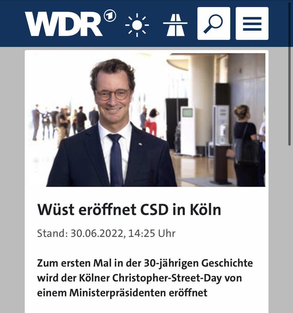 WTF. 
Ein Politiker der Partei, die mehrheitlich gegen die #EheFürAlle gestimmt hat, eröffnet nun einen CSD?😩

»Opportunist, der«

#CSDKoelln