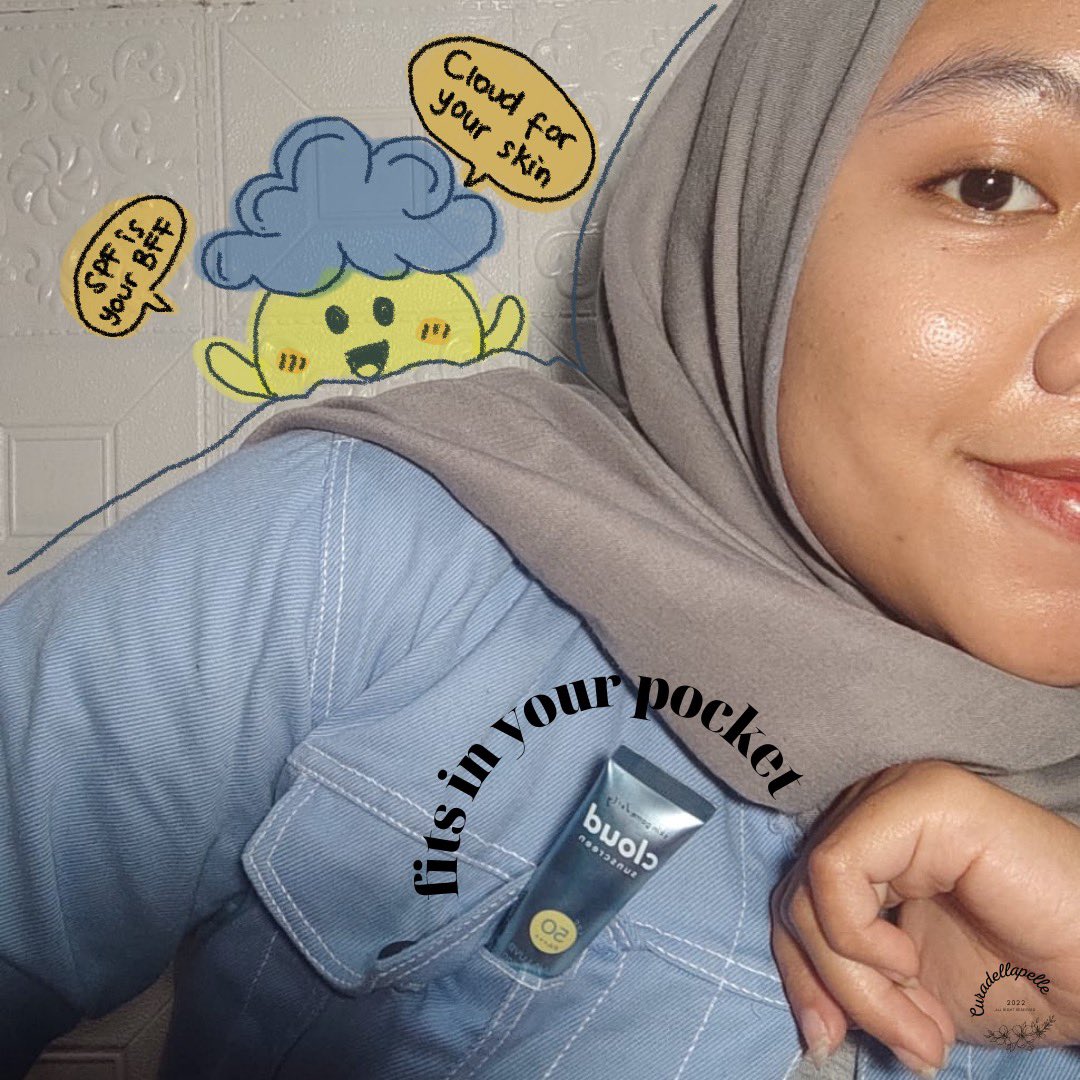 curadellapelle_'s tweet photo. Sedikit cerita tentang love-hate relationship antara kulitku yang oily ini dengan Cloud Sunscreen Skingame. Yuk simak! 💙
— a thread #Deluxuryskin
#RacuninSkincare
#CloudForMySkin https://t.co/3jsM4FFZwA