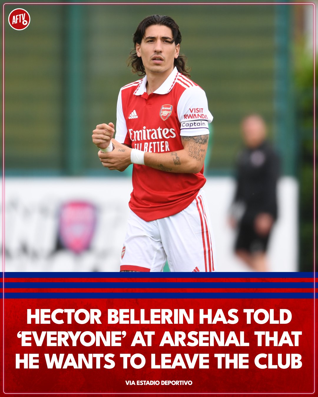 Arsenal fashionista Hector Bellerin shows off his 'quarantine