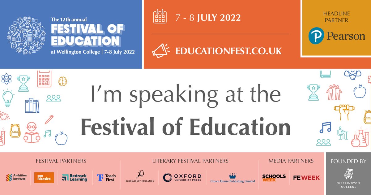 I'm really excited to be speaking at The Festival of Education at Wellington College this Thursday 7th July at 2.15pm, exploring 'What do new teachers need to know about child mental health?' Come say hi! #IPNB #ITE #education #EdFest #mentalhealth lnkd.in/gaHcitTz