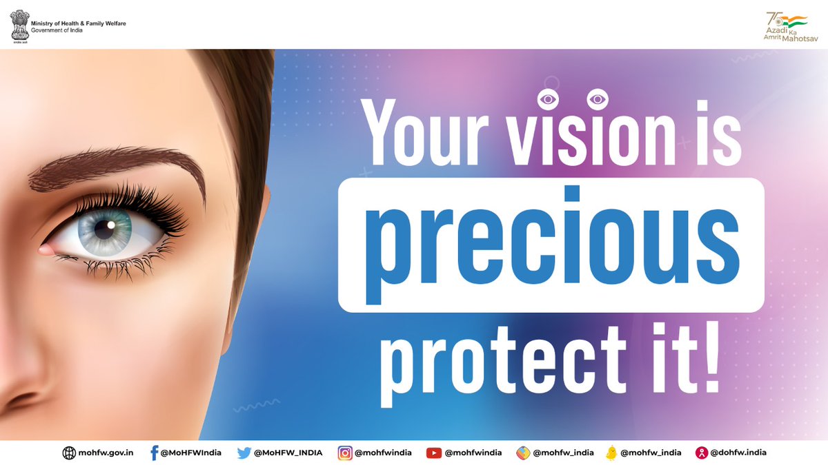 Ministry of Health on Twitter "Cataract can cause partial or complete vision impairment. If you