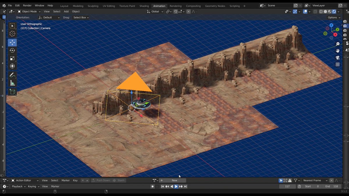 _TheBUTTER's tweet image. UFO 👽 Animation loop in Blender 3.1.2
For loop Video click below link
youtu.be/wqbh5H5-Gr0

Thanks to @polygonrunway for the tutorial
#blender #blender3d #loopanimation #ufocartoon
