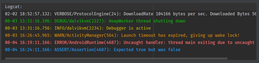 CharfaouiYounes's tweet image. When debugging problems in Android, we use Logcat a lot, but it is hard to differentiate the output because they are in the same color.
You can customize this in Android studio in the settings like the following:
Settings -> Editor -> Color Scheme -> Android Logcat.