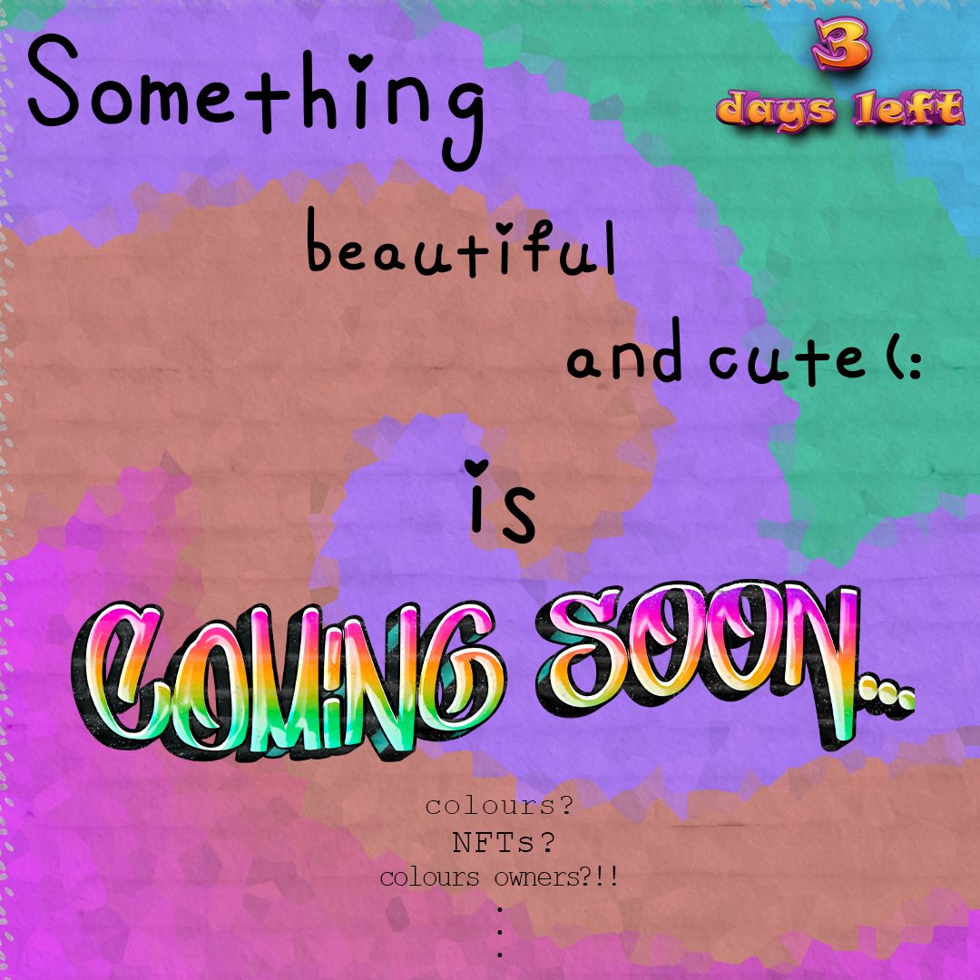 Who is coming?? whats your idea?!!

#NFTs  #NFTCommunity  #NFTsales #NFTGiveaways #Non_fungible_colors <a href="/opensea/">OpenSea</a>