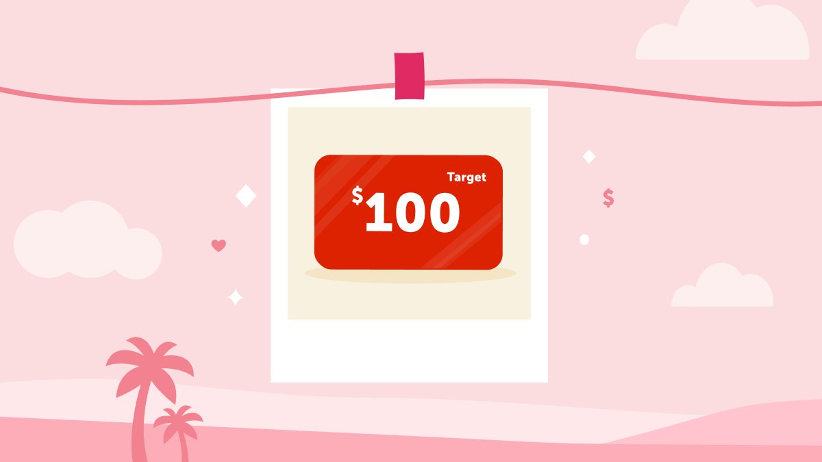 Ibotta's tweet image. Make Memories with Ibotta! Today’s prize is a $100 @target gift card.  Here's how to enter:

Step 1: Follow @Ibotta
Step 2: Follow @Ibotta on TikTok
Step 2: RT and tag a friend, include #IbottaGiveaway

Giveaway ends 11:59 pm MT on 7/3. More details: bit.ly/3nrfjD9