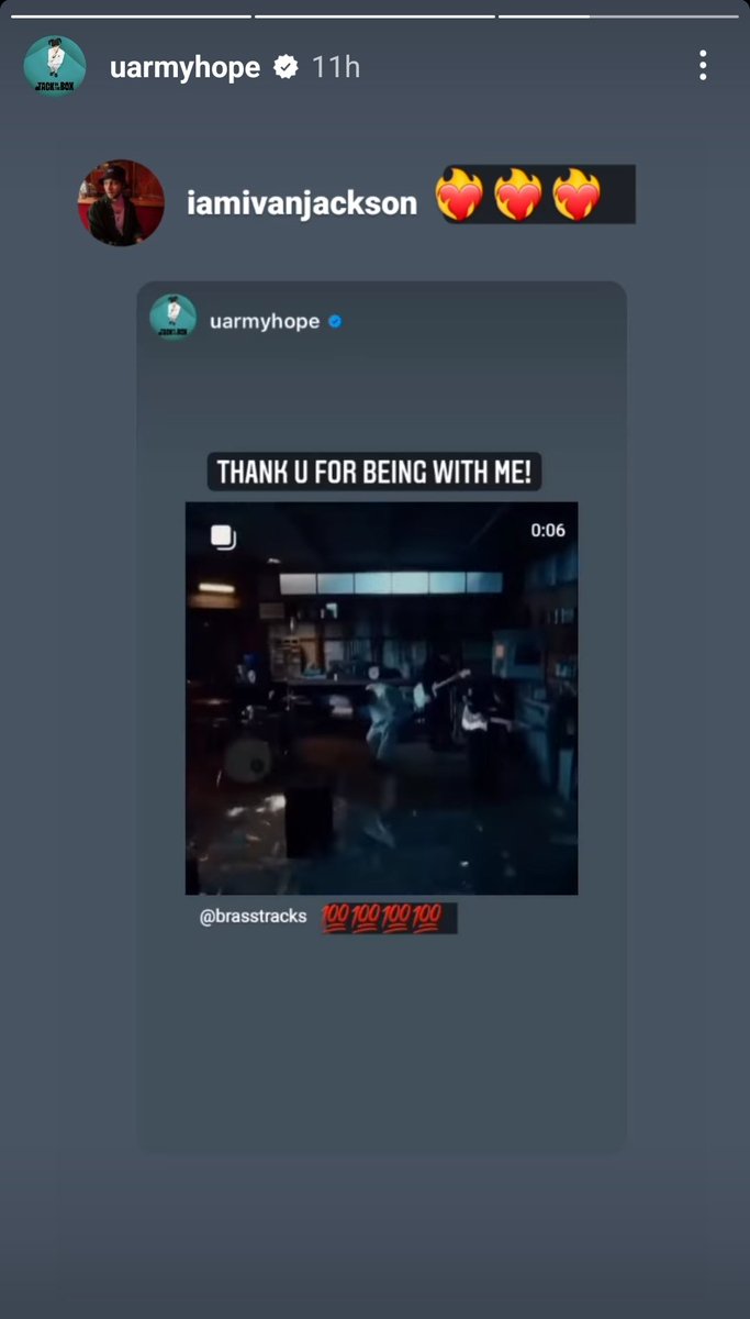 Bangtanverse__'s tweet image. [IG] @BTS_twt 

HOSEOK | 02.07.2022

Hobi compartió una nueva historia en IG ✨️

"❤️‍🔥❤️‍🔥❤️‍🔥"

🤳instagram.com/stories/uarmyh…

ally🎀
#BTS #JHOPE #제이홉