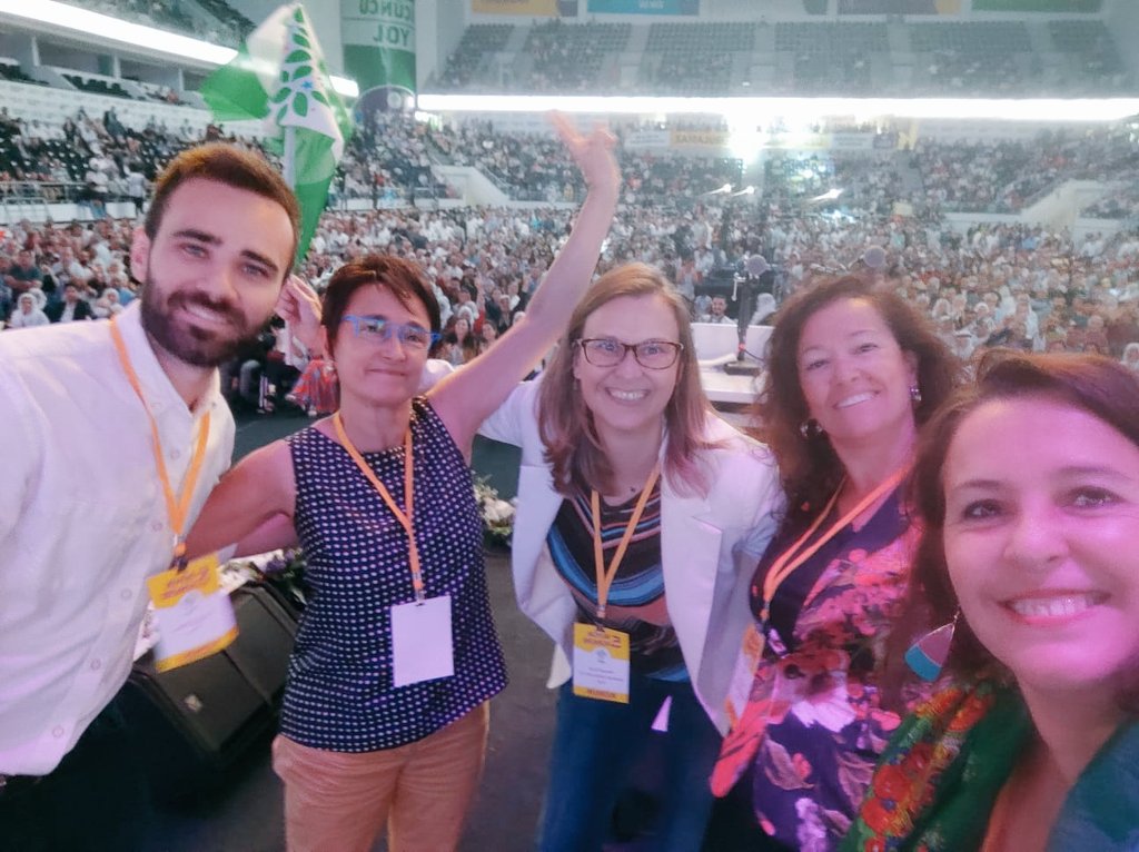 In Ankara, at the 5th HDP @hdpdiplomacy Congress.
With <a href="/anamirandapaz/">Ana Miranda</a>
<a href="/lauracastelfort/">Laura Castel Fort🎗</a> <a href="/MeritxellSerret/">Meritxell Serret Aleu</a> <a href="/nando_fuente/">Nando Fuente</a>
<a href="/EFAparty/">European Free Alliance</a> President: "Together we are stronger!
Together for Dialogue, Peace and Justice,
That is the meaning of international solidarity".