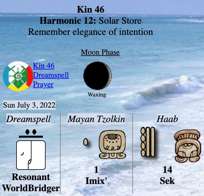 Tex369X's tweet photo. Sunday 7.3.2022 - #Kin46
Long Count 0.0.9.12.1
moon:13 day:7
#WHITERESONANTWORLDBRIDGER
I channel in order to equalize
Inspiring opportunity
I seal the store of death
With the resonant tone of attunement
I am guided by the power of endlessness https://t.co/vVQNW81fPH