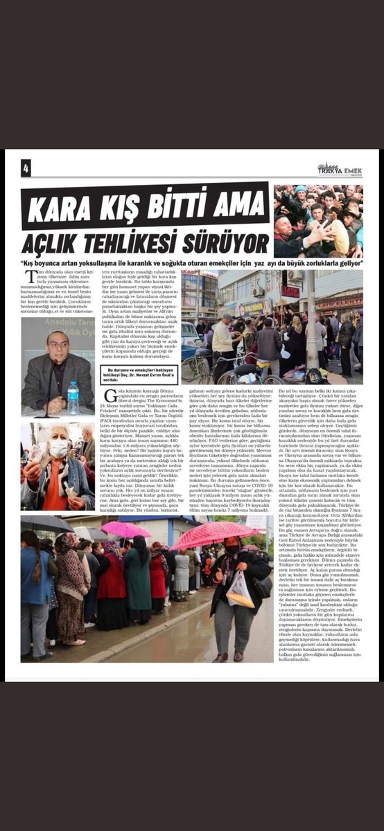 Ekmeğe bir zam daha. Açlık Tehlikesi Sürüyor! marmarahaber.com.tr/haber/ekmege_b…