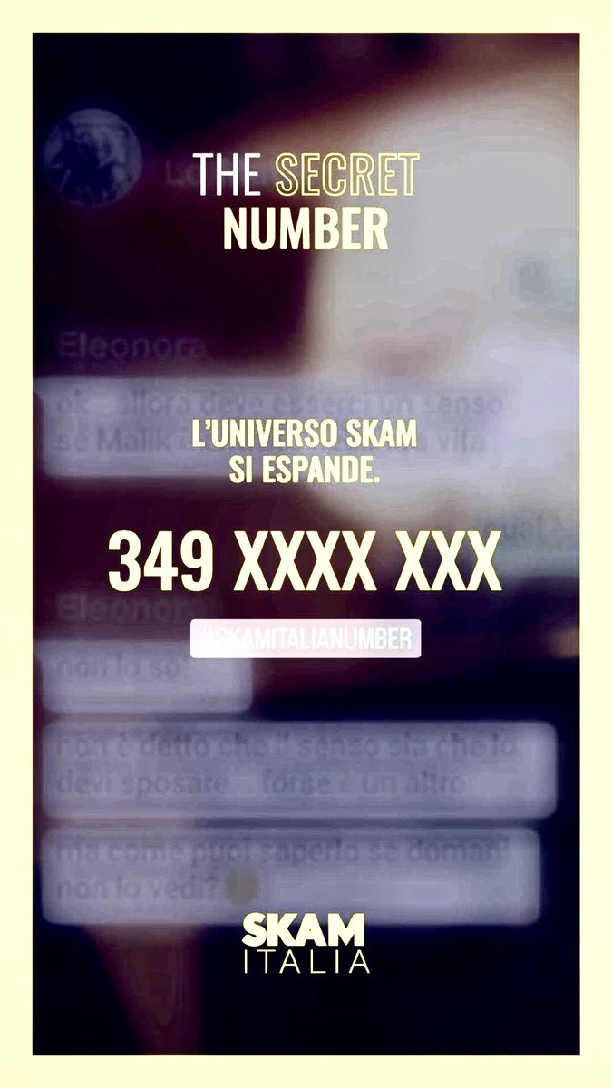 Modificando un po’ la foto si riescono a leggere i messaggi #skamitalia