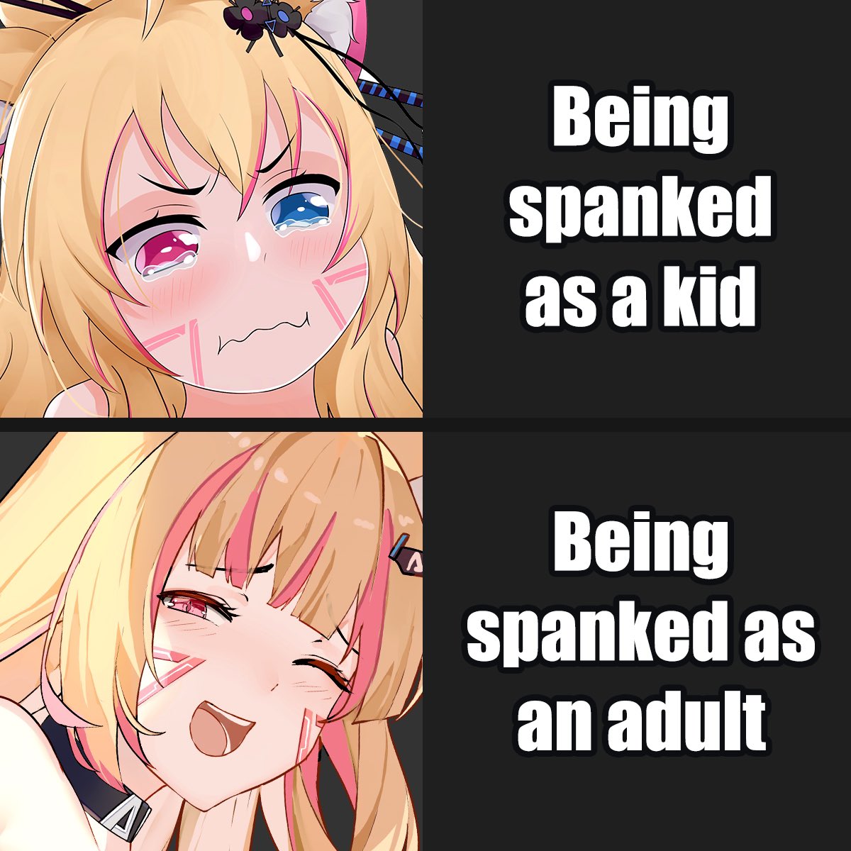 🔥 DO IT, spank me 💞
#Vtuber #VTuberUprising #anime