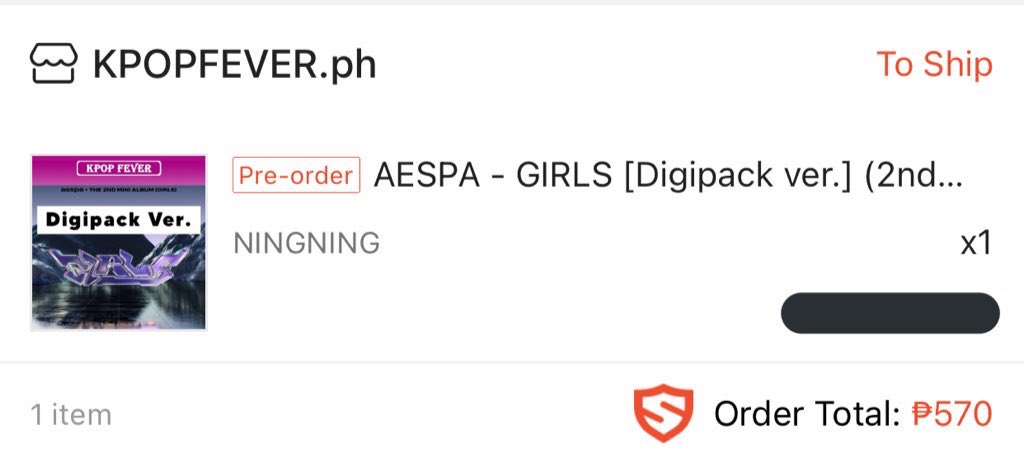 wts aespa ph

ningning girls digipack
₱570
pasalo slot from kp0pf3ver shopee
can change address 
COD

t. ningning aespa digipack girls ph album