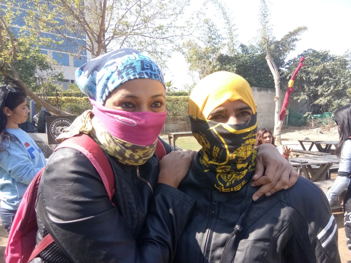 Helmet bandits #womenbikers #bonds