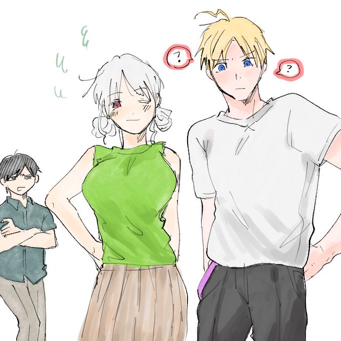 モデルポーズのtwitterイラスト検索結果